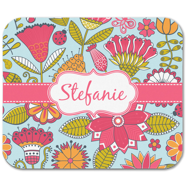 Wild Flowers Rectangular Mouse Pad - APPROVAL