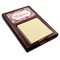 Wild Flowers Red Mahogany Sticky Note Holder (Personalized)