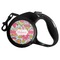 Wild Flowers Retractable Dog Leash (Personalized)