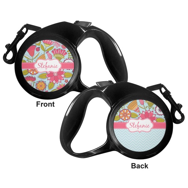 Wild Flowers Retractable Dog Leash - Small - Apvl