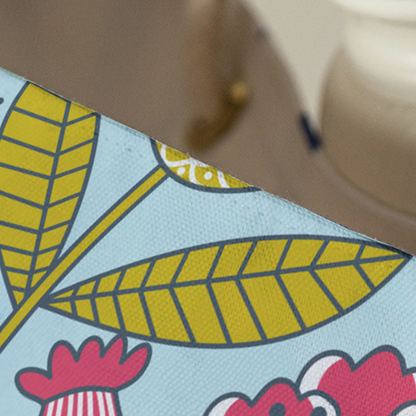 Wild Flowers Large Rope Tote - Close Up View