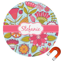 Wild Flowers Car Magnet (Personalized)