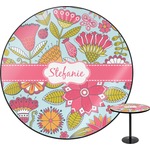 Wild Flowers Round Table - 30" (Personalized)