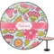 Wild Flowers Round Table Top