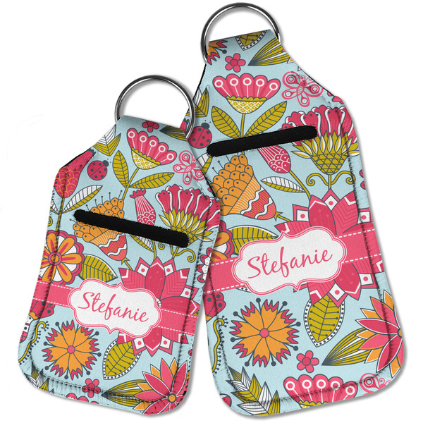 Wild Flowers Sanitizer Holder Keychain - Parent Main