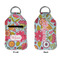 Wild Flowers Sanitizer Holder Keychain - Small APPROVAL (Flat)