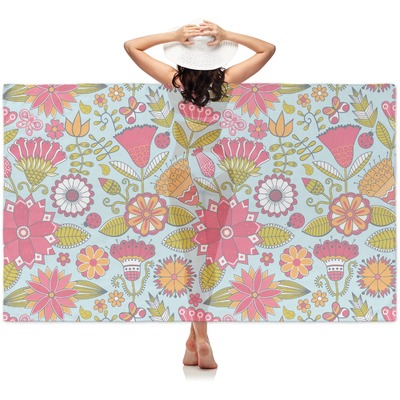 Wild Flowers Sheer Sarong (Personalized)