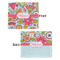 Wild Flowers Security Blanket - Front & Back View