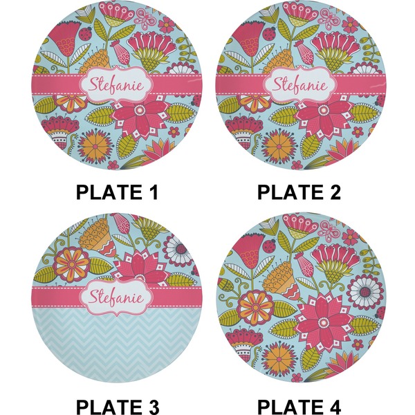 Wild Flowers Set of Appetizer / Dessert Plates (Approval)