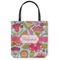Wild Flowers Canvas Tote Bag - Small - 13"x13" (Personalized)