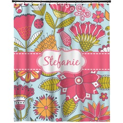 Wild Flowers Extra Long Shower Curtain - 70"x84" (Personalized)