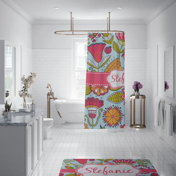 Wild Flowers Shower Curtain - Custom Size
