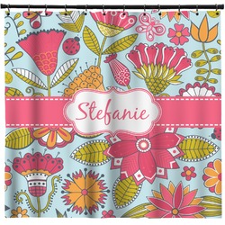Wild Flowers Shower Curtain - 71" x 74" (Personalized)