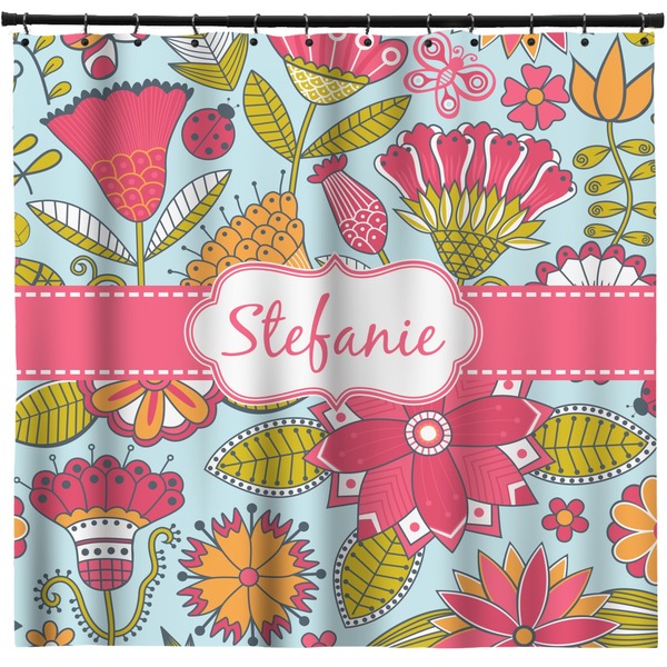 Custom Wild Flowers Shower Curtain - Custom Size (Personalized)