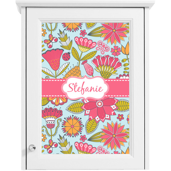 Wild Flowers Single Cabinet Decal