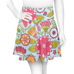 Wild Flowers Skater Skirt - X Small
