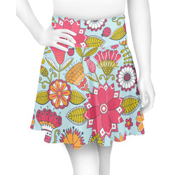 Wild Flowers Skater Skirt - 2X Large