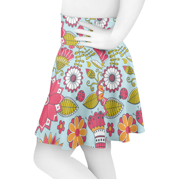 Wild Flowers Skater Skirt - Side