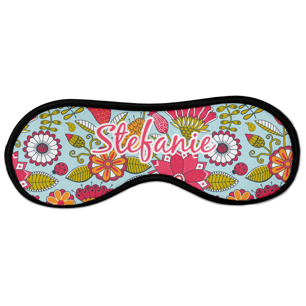 Wild Flowers Sleeping Eye Mask - Front Large