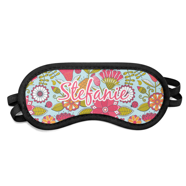 Custom Wild Flowers Sleeping Eye Mask (Personalized)