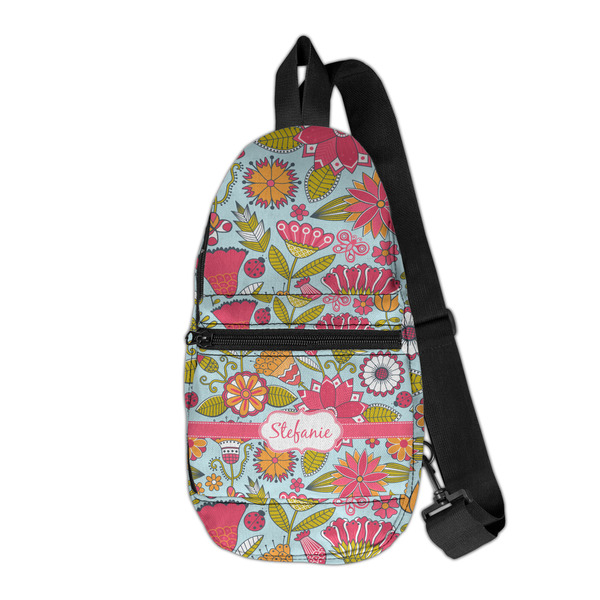 Custom Wild Flowers Sling Bag (Personalized)