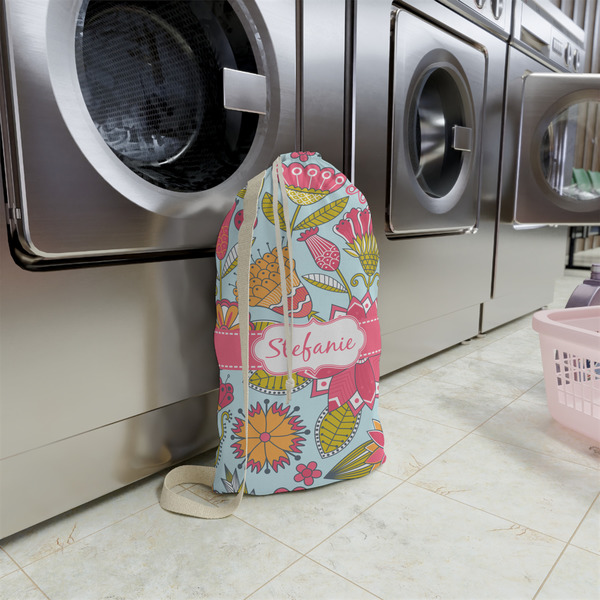 Wild Flowers Small Landry Bag - In Context