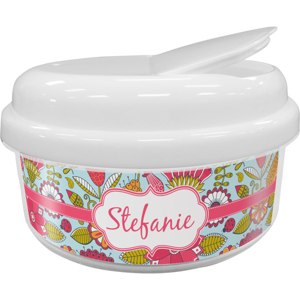 Custom Wild Flowers Snack Container (Personalized)