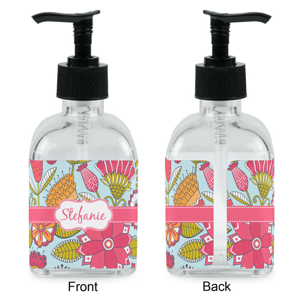 Wild Flowers Glass Soap/Lotion Dispenser - Approval
