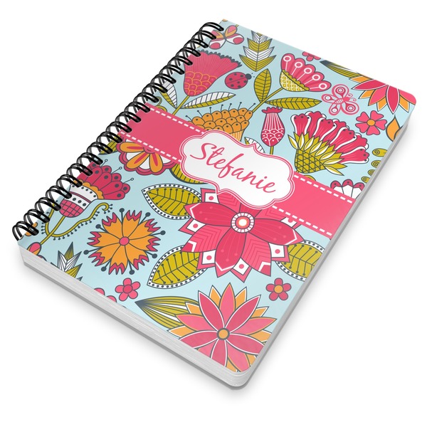 Wild Flowers Spiral Journal 7 x 10 - Main