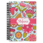 Wild Flowers Spiral Notebook (Personalized)