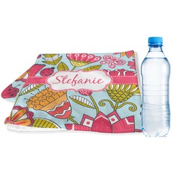 Wild Flowers Sports & Fitness Towel (Personalized)