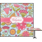 Wild Flowers Square Table Top (Personalized)
