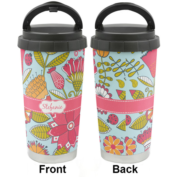 Wild Flowers Stainless Steel Travel Cup - Apvl