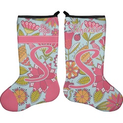 Wild Flowers Holiday Stocking - Double-Sided - Neoprene (Personalized)
