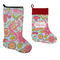 Wild Flowers Stockings - Side by Side compare