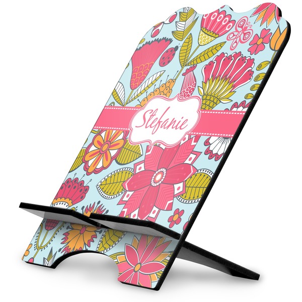 Custom Wild Flowers Stylized Tablet Stand (Personalized)