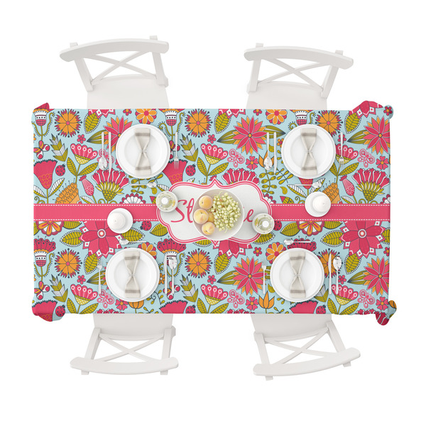 Wild Flowers Tablecloths (58"x102") - TOP VIEW