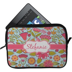 Wild Flowers Tablet Case / Sleeve - Small (Personalized)