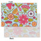 Wild Flowers Tissue Paper - Heavyweight - Small - Front & Back