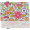 Wild Flowers Tissue Paper - Heavyweight - XL - Front & Back
