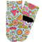 Wild Flowers Toddler Ankle Socks - Single Pair - Front and Back