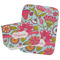 Wild Flowers Two Rectangle Burp Cloths - Open & Folded