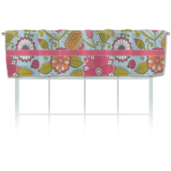 Custom Wild Flowers Valance