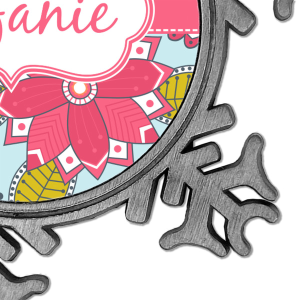 Wild Flowers Vintage Snowflake - Detail