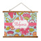 Wild Flowers Wall Hanging Tapestry - Wide (Personalized)