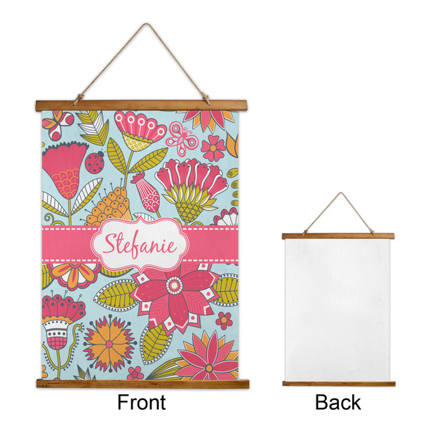 Wild Flowers Wall Hanging Tapestry - Portrait - APPROVAL