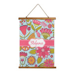 Wild Flowers Wall Hanging Tapestry (Personalized)