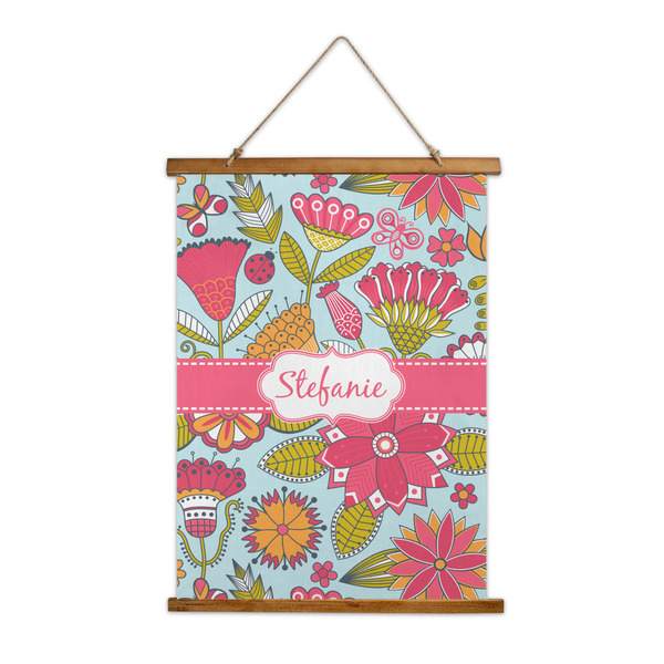 Custom Wild Flowers Wall Hanging Tapestry (Personalized)