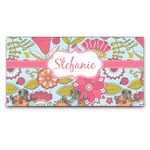 Wild Flowers Wall Mounted Coat Rack (Personalized)