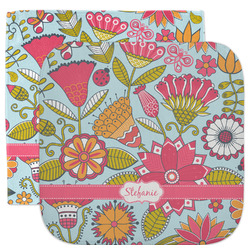 Wild Flowers Facecloth / Wash Cloth (Personalized)